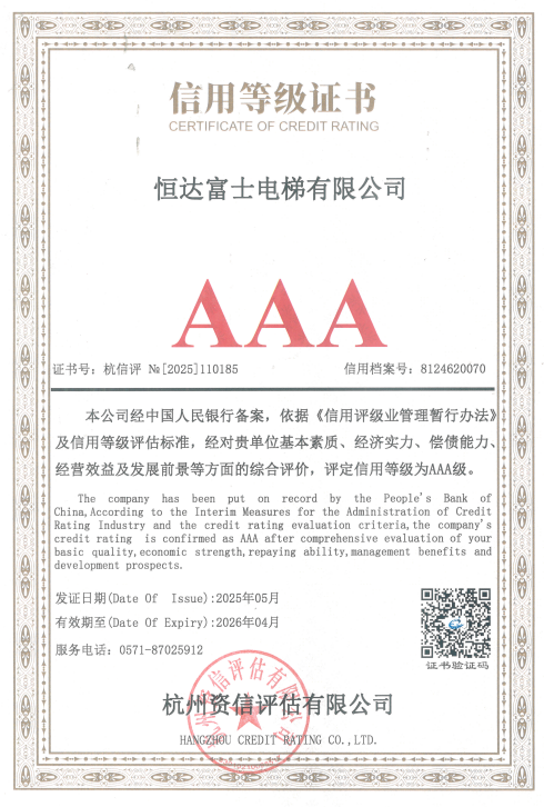 信用等級AAA